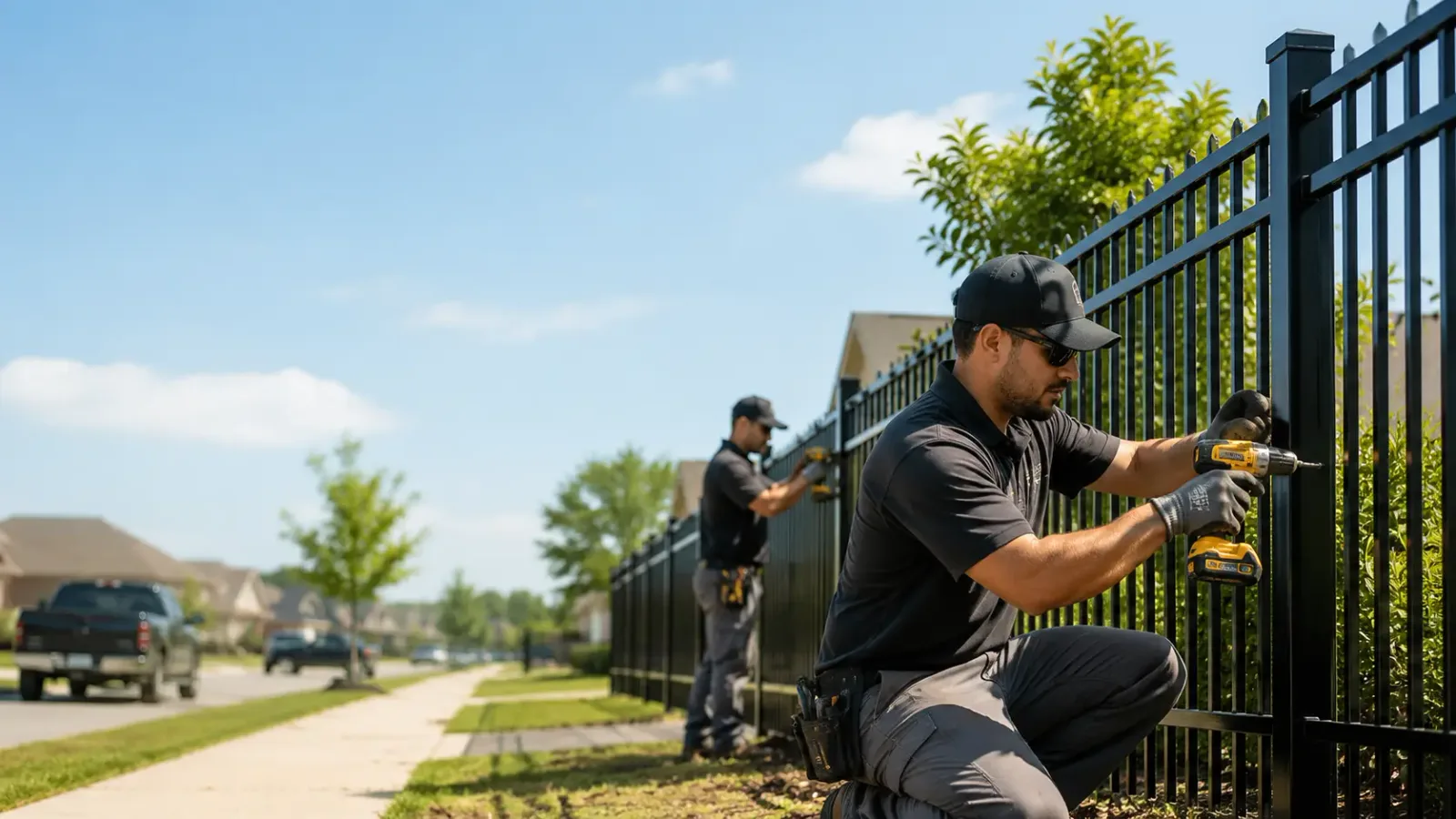 Metal Fence Installation in Waxhaw, NC
